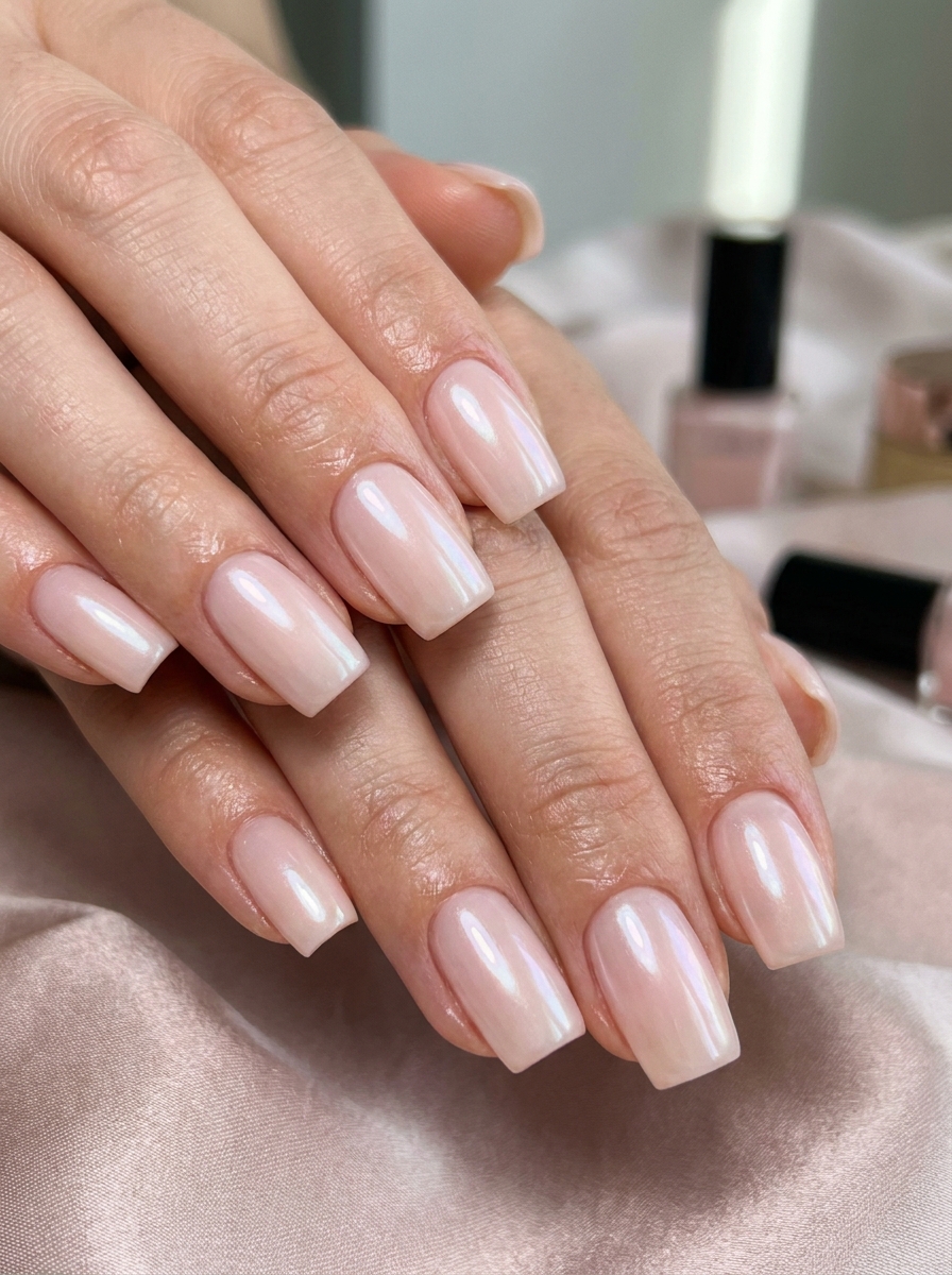 Glazed Square Nails